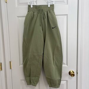 Nike Sage Green Barrel Joggers